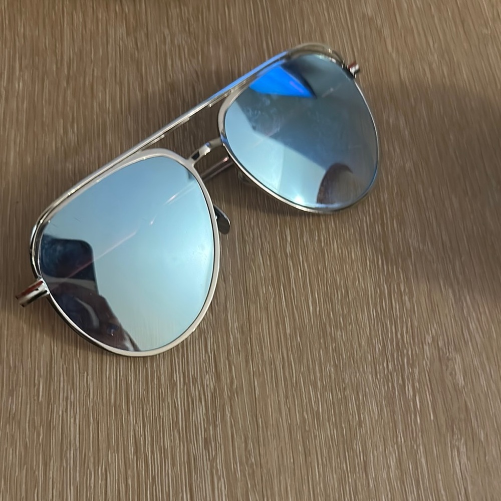 Tom Browne Silver Aviator Sunglasses